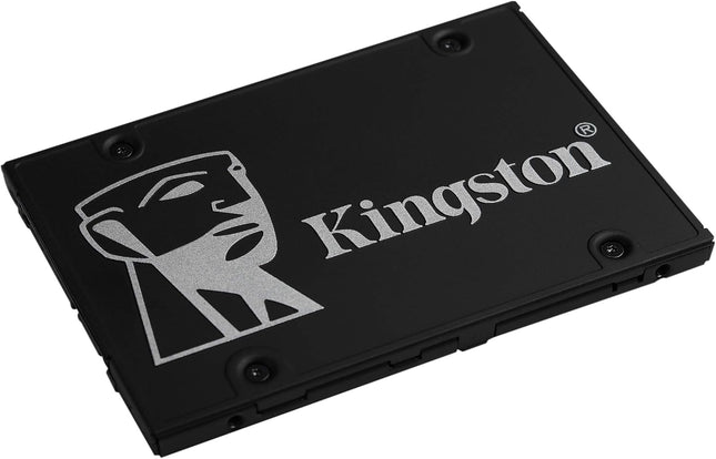 Kingston KC600 SSD Internal SSD 2.5 Inch, SATA Rev 3.0, 3D TLC, XTS-AES 256-bit Encryption