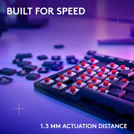 Logitech G515 Lightspeed TKL Low Profile Wireless Gaming Keyboard, LIGHTSYNC RGB, Thin Tenkeyless Design, Double-Shot PBT Keycaps