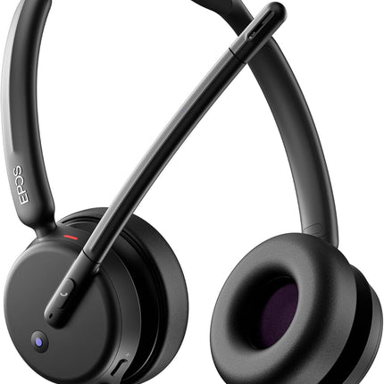 EPOS Impact 460T Binaural On-Ear USB C and USB A Wired Headset with Dual Noise-Canceling Mics, Microsoft Teams Certified, Plug-and-Play, Ideal for Office, Remote Work, Zoom & Business Calls