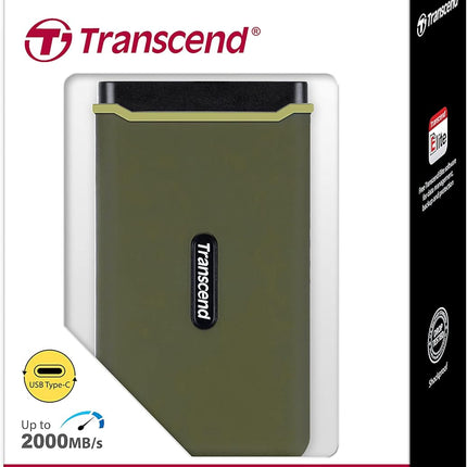 Transcend USB 3.2 Gen 2x2 USB Type-C ESD380C Portable SSD Solid State Drive