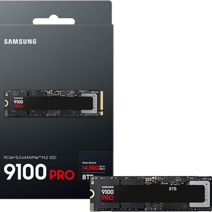 Samsung 9100 PRO Series - PCIe 5.0 x4, NVMe 2.0, M.2 Internal SSD, Up to 14,700MB/s, Fast Speed, Thermal Contorl, [Canada Version]