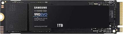 SAMSUNG 990 EVO SSD , PCIe 5.0 x2 M.2 2280, Speeds Up-to 5,000MB/s, Upgrade Storage for PC/Laptops, HMB Technology and Intelligent Turbowrite