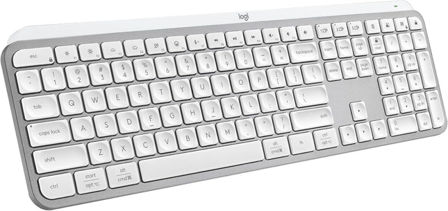 Logitech MX Keys S Wireless Keyboard, Low Profile, Fluid Precise Quiet Typing, Programmable Keys, Backlighting, Bluetooth, USB C Rechargeable, for Windows PC, Linux, Chrome, Mac
