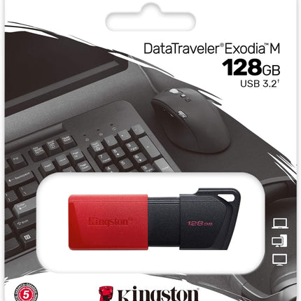 Kingston DataTraveler Exodia M USB Flash Drive | USB 3.2 Gen 1 Speed