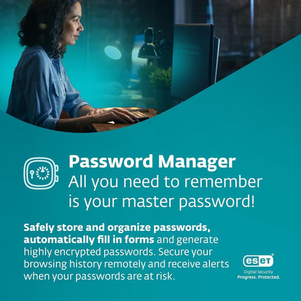 ESET Home Security Premium | Antivirus | 2025 Edition | 3 Devices | 1 Year| Password Manager | Privacy Protection | Ransomware | Anti-Theft | Standard Retail Packaging [PC/Mac/Android]