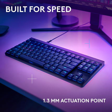 Logitech G515 TKL Wired Low Profile Gaming Keyboard, Fully Customizable RGB, Double-Shot PBT Keycaps