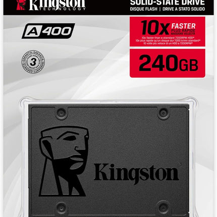 Kingston A400 SATA 3 2.5 inch Internal SSD SA400S37 - HDD Replacement for Increase Performance