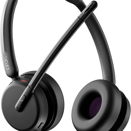 EPOS Impact 460 Binaural On-Ear USB C and USB A Wired Headset with Noise-Canceling Mic, Plug-and-Play, Sound, Comfortable Fit, Ideal for Office, Home & Business Communication
