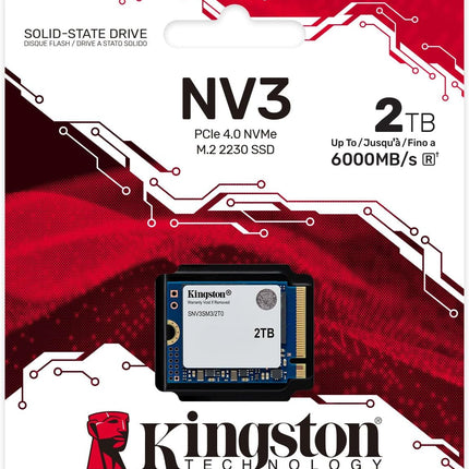 Kingston NV3 M.2 2230 NVMe SSD | Up to 5000MB/s