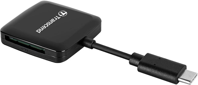 Transcend USB 3.2 Gen 1 USB Type-C Multifunctional Card Reader TS-RDC3, Black