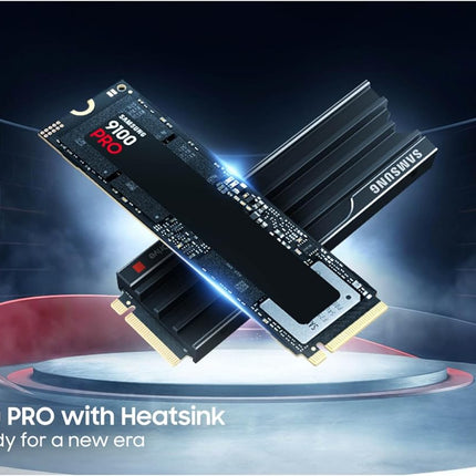 Samsung 9100 PRO with Heatsink - PCIe 5.0 x4, NVMe 2.0, M.2 Internal SSD, Up to 14,700MB/s, Fast Speed, Thermal Contor, [Canada Version]