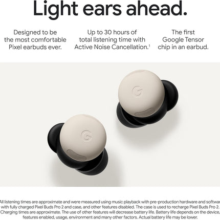 Google Pixel Buds Pro 2 - Noise Canceling Earbuds - Up to 31 Hour Battery Life with Charging Case - Bluetooth Headphones - Compatible with Android