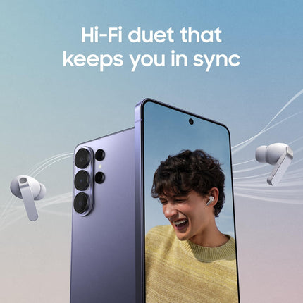 Samsung Galaxy Buds4 Pro, Black (CAD Version & Warranty) - New Fit, Two Way Speaker, Adaptive ANC, AI Assistant