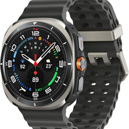 Samsung Galaxy Watch Ultra Smartwatch - 2025 Version, 47mm, LTE (CAD Version & Warranty) - Durable Titanium Casing, Cushion Design, Quick Button, AI-Powered Health Monitoring