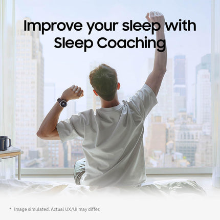 Samsung Galaxy Watch8 Classic Smartwatch, 46mm, Black, LTE (CAD Version & Warranty) - AI Assistant (Gemini), Sleep Coaching, Fitness Tracking