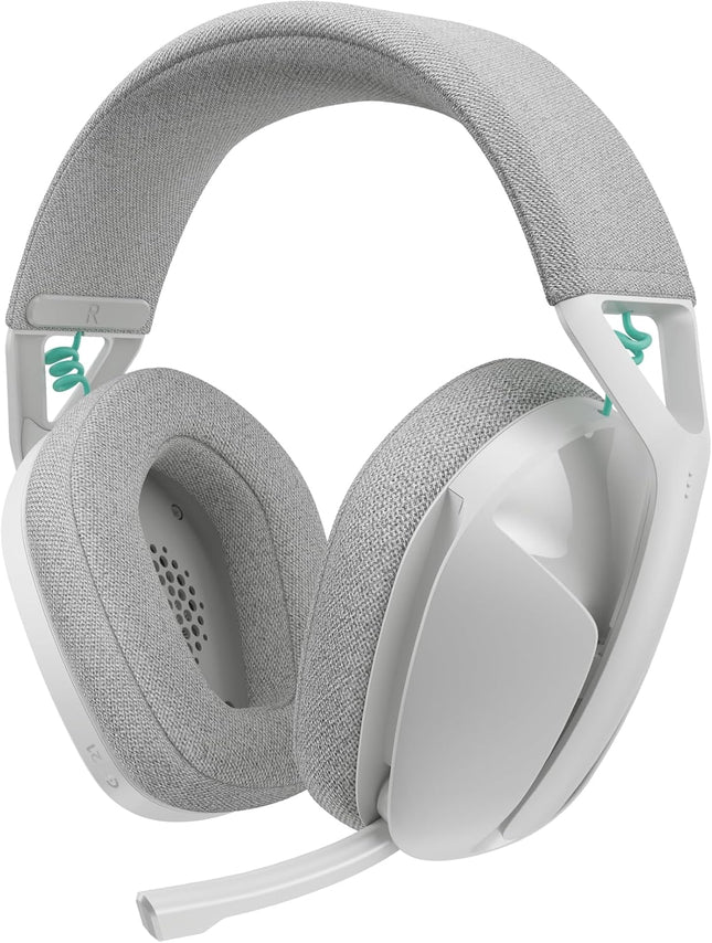 Logitech G321 Lightspeed Wireless Bluetooth Gaming Headset, Dynamic Comfort and fit, 16 kHz Boom mic, 20+ hrs Battery, PC, PS4, PS5, Nintendo Switch, Mobile