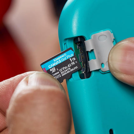 Kingston Canvas Go Plus microSD Card | Up to 200MB/s | Class 10, UHS-I, U3, V30, A2