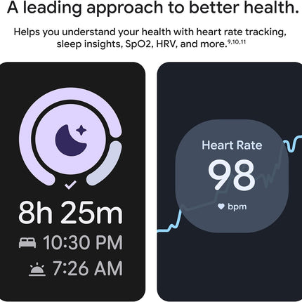 Google Pixel Watch 4 (41mm) - Android Smartwatch with Heart Rate and Sleep Tracking - 30-Hour Battery - Fitness Tracking - Google AI - Polished Silver Aluminum Case - LTE