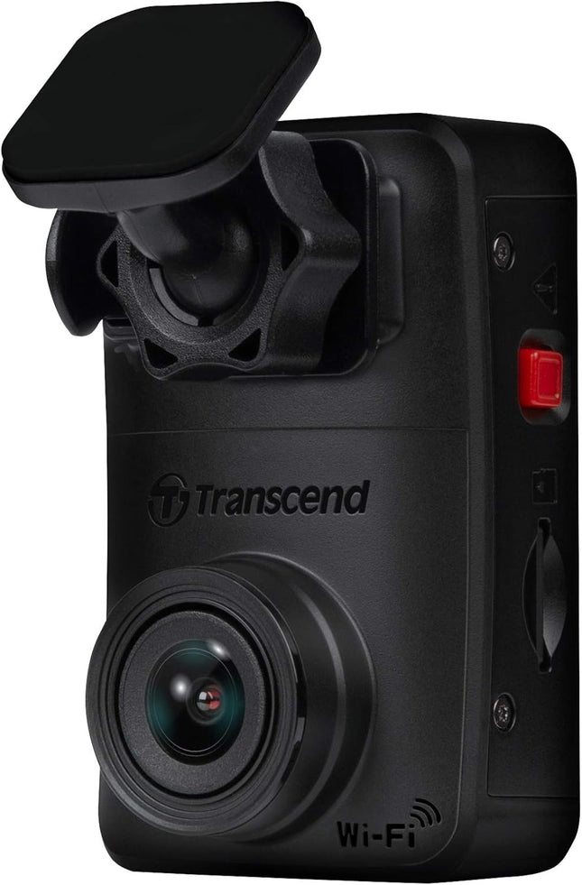 Transcend 1440P Dash Cam Front with 64GB Micro SD Card, 2K QHD Dash Camera for Cars, Dashcam with Super Night Vision/Wi-Fi/WDR/G-Sensor/Exclusive App/High-Sensitivity Image Sensor, Support 512GB Max