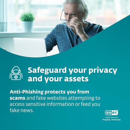 ESET NOD32 Antivirus | 2025 Edition | 1 Device | 2 Years | Antivirus Software | Gamer Mode | Light System Footprint | Official Standard Retail Packaging [PC/Mac]