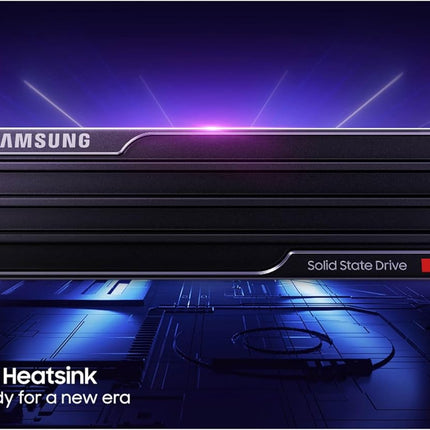 Samsung 9100 PRO with Heatsink - PCIe 5.0 x4, NVMe 2.0, M.2 Internal SSD, Up to 14,700MB/s, Fast Speed, Thermal Contor, [Canada Version]