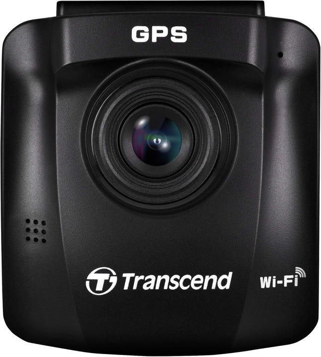 Transcend Dash Cam Front, 2K QHD 1440P Car Camera, 140° Wide-Angle, with Handy Snapshot Button/G-Sensor/Night Vision Loop Recording/Head-Up Display/Wi-Fi GPS GLONASS/ADAS/Parking Mode/Support 1TB Max
