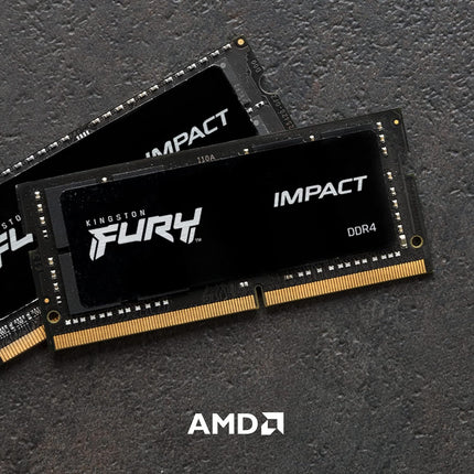 Kingston FURY Impact 32GB 3200MHz DDR4 CL20 Laptop Memory Single Stick KF432S20IB/32