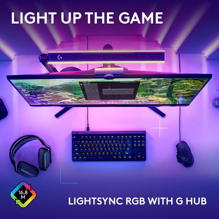 Logitech G515 TKL Wired Low Profile Gaming Keyboard, Fully Customizable RGB, Double-Shot PBT Keycaps