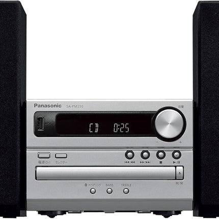 Panasonic SCPM250S Compact Audio System with Versatile Audio Technology and Bluetooth, Black