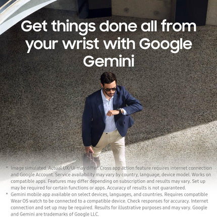 Samsung Galaxy Watch8 Classic Smartwatch, 46mm, Black, LTE (CAD Version & Warranty) - AI Assistant (Gemini), Sleep Coaching, Fitness Tracking