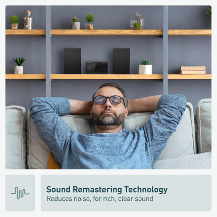 Panasonic SCPM270K Stereo System with CD, Bluetooth and Radio, 20W, Black