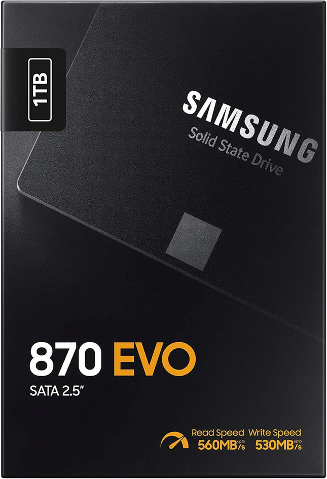 SAMSUNG 870 EVO SATA SSD 2.5” Internal Solid State Drive, Upgrade PC or Laptop Memory and Storage for IT Pros, Creators, R/W Speed up to 560/530 MB/s, [Canada Version]