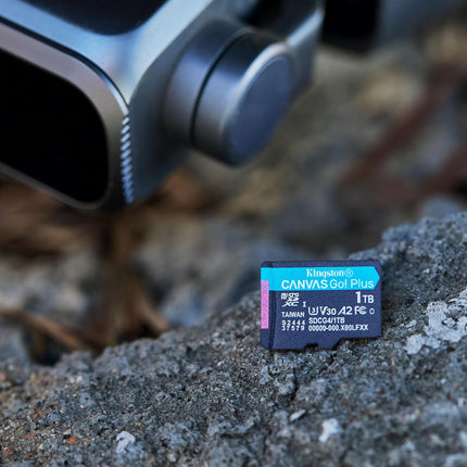 Kingston Canvas Go Plus microSD Card | Up to 200MB/s | Class 10, UHS-I, U3, V30, A2