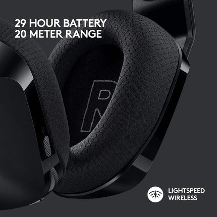 Logitech G733 Lightspeed Wireless Gaming Headset with Suspension Headband, LIGHTSYNC RGB, Blue VO!CE mic Technology and PRO-G Audio Drivers