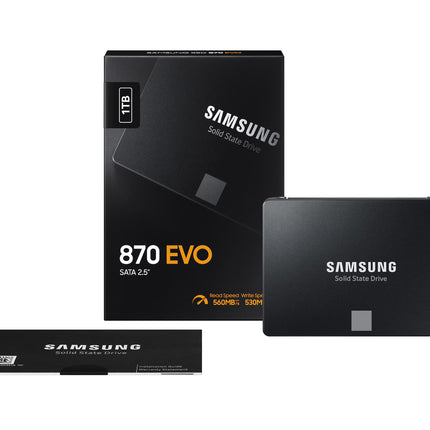SAMSUNG 870 EVO SATA SSD 2.5” Internal Solid State Drive, Upgrade PC or Laptop Memory and Storage for IT Pros, Creators, R/W Speed up to 560/530 MB/s, [Canada Version]