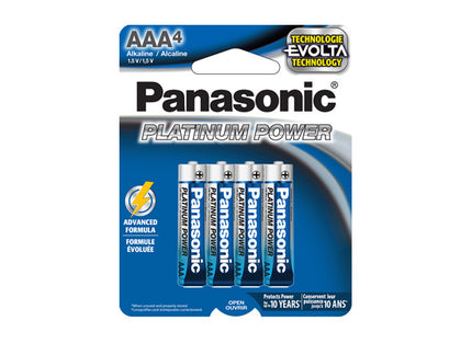 Panasonic Energy Corporation Platinum Power Alkaline Batteries