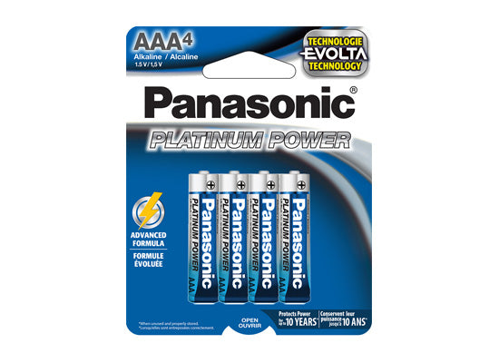 Panasonic Energy Corporation Platinum Power Alkaline Batteries
